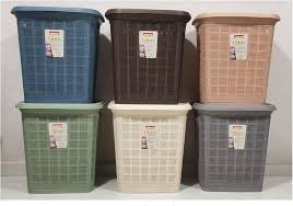 LINEN LAUNDRY BASKET SMALL