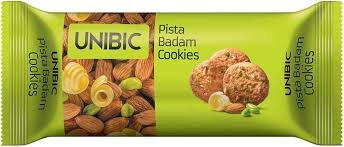 UNIBIC PISTA BADAM COOKIES(135G)
